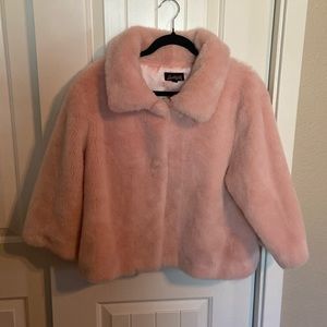 Spoiled girl faux fur jacket